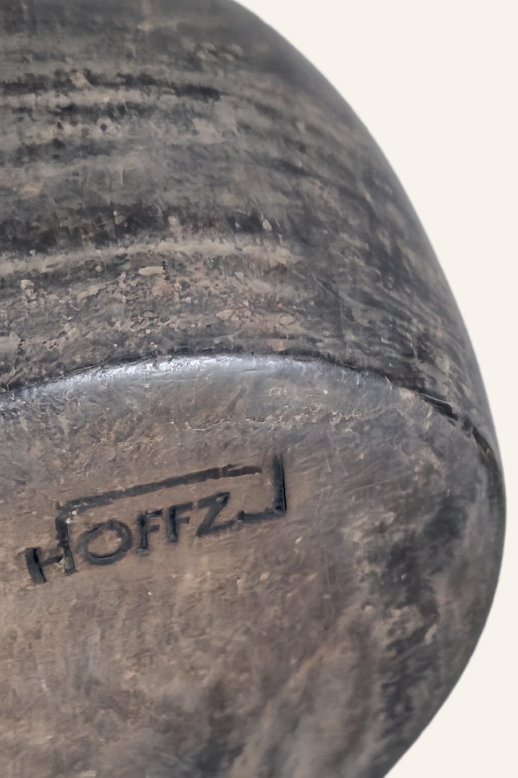 Rustieke houten kom, detail 3