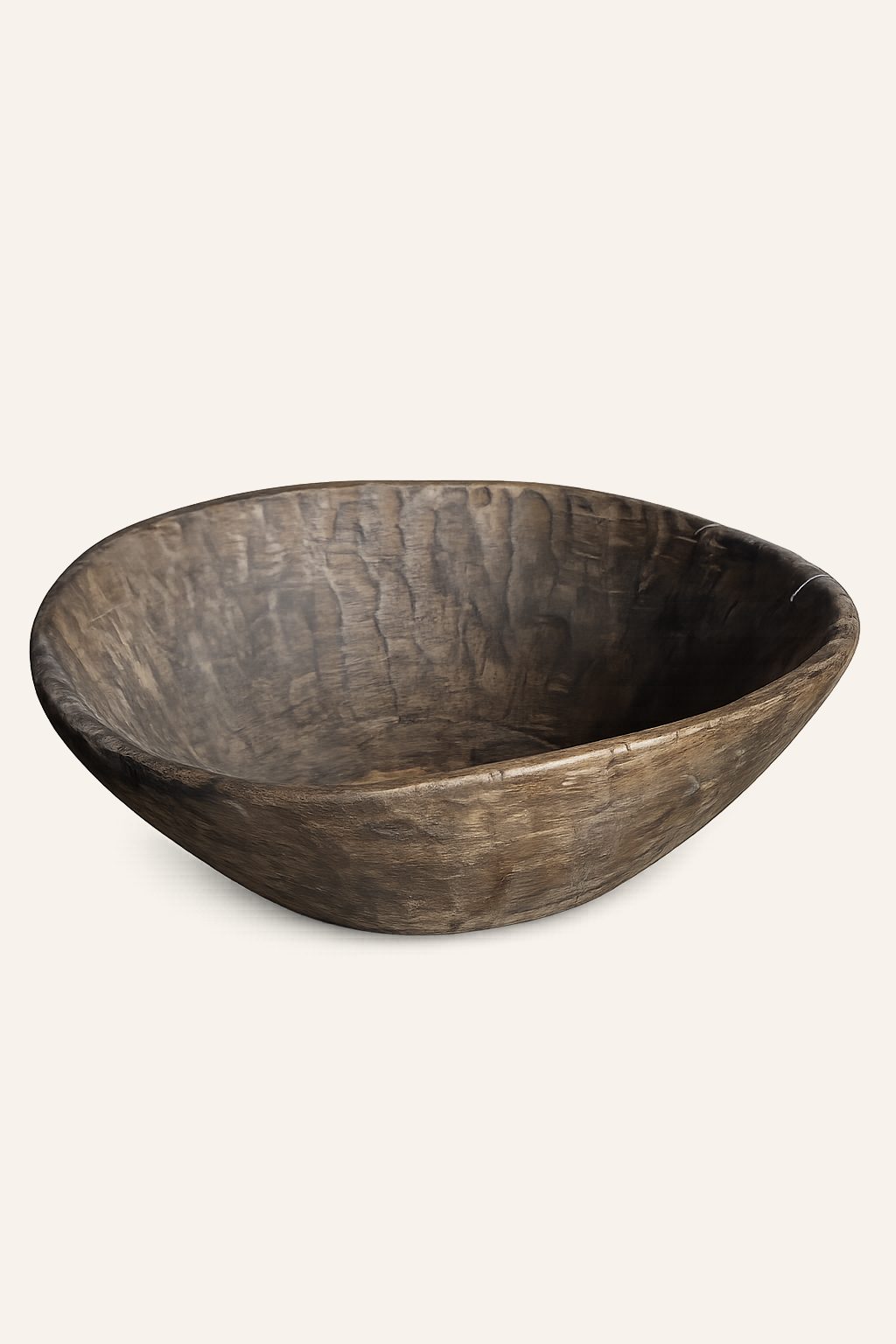 Authentieke houten kom – handgemaakt, detail 2