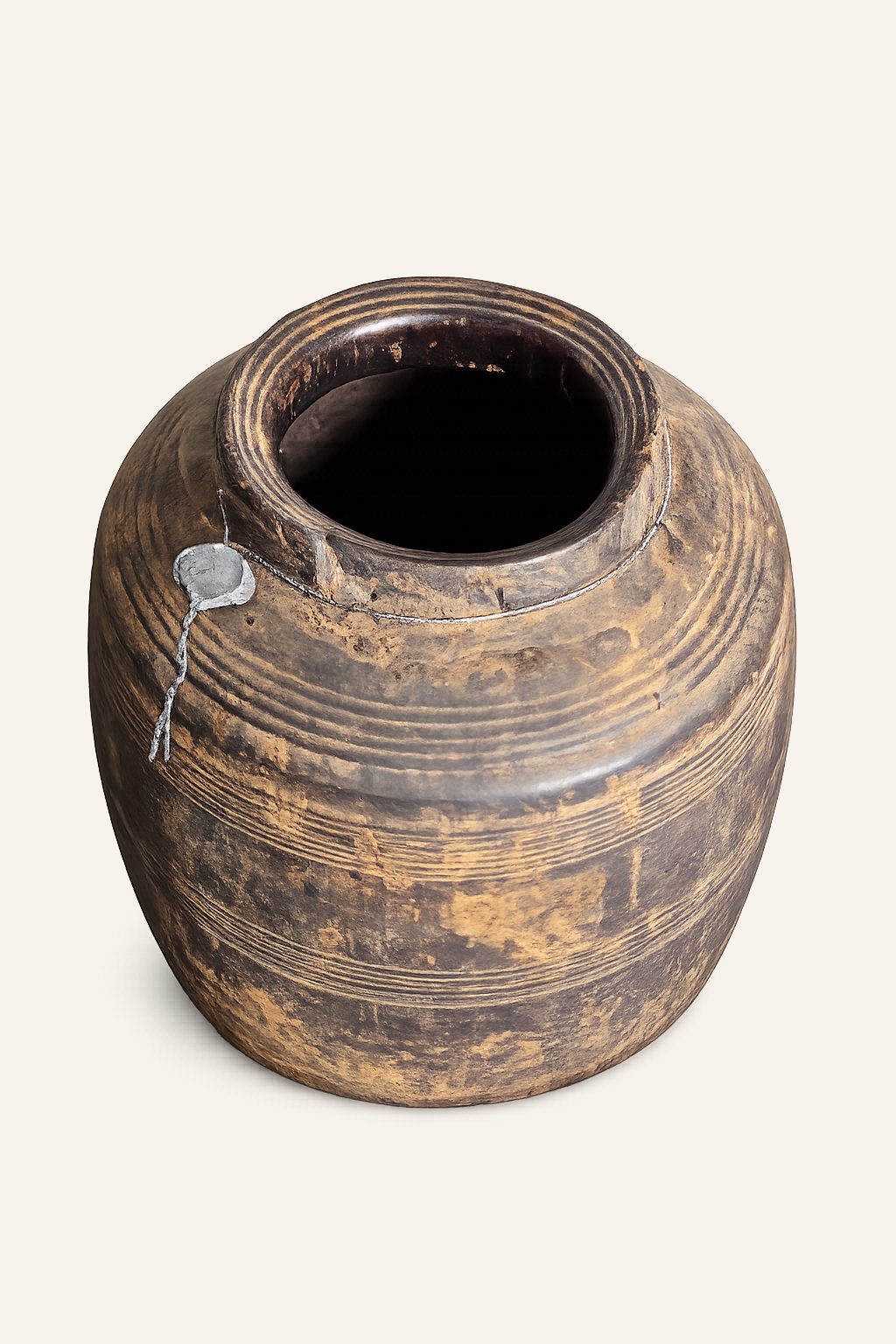 Authentieke oude pot, detail 2