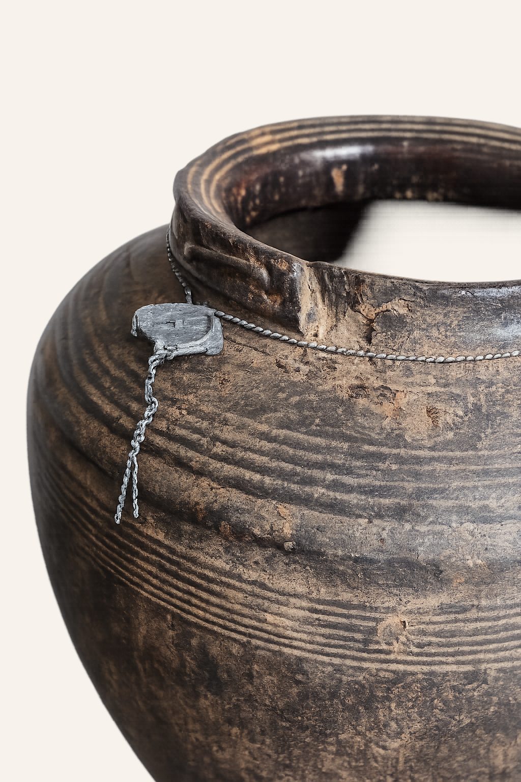 Authentieke oude pot, detail 3