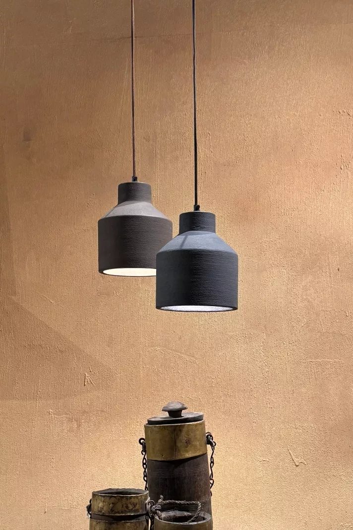 Hanglamp Gauri dusty brown, detail 2