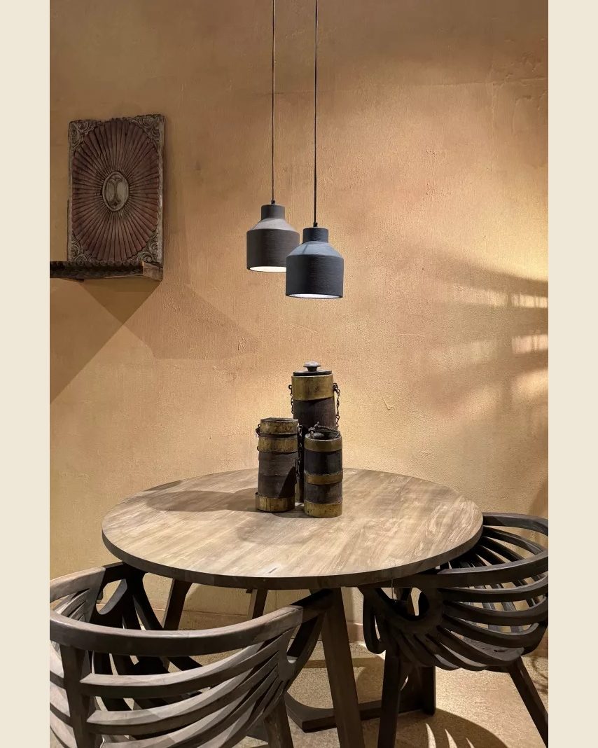 Hanglamp Gauri dusty brown, Hoffz, bij Mahieu&Merckx