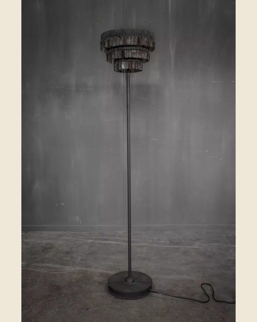 Staande lamp Gudha rond, Hoffz, bij Mahieu&Merckx