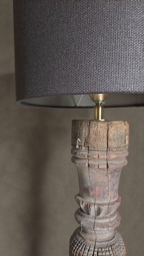 Oude balusterlamp, detail 2