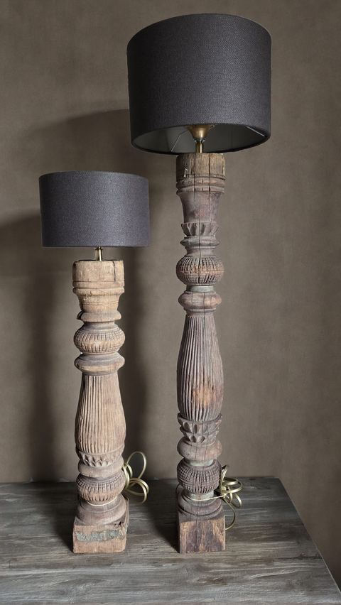 Oude balusterlamp, detail 3