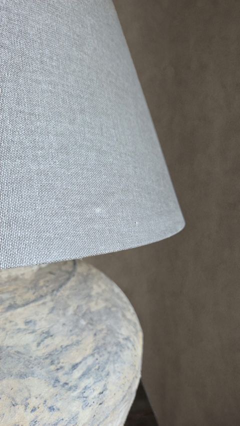 Authentieke kruiklamp S incl kap, detail 2