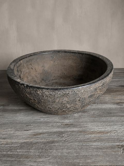 Authentieke houten schaal, detail 2