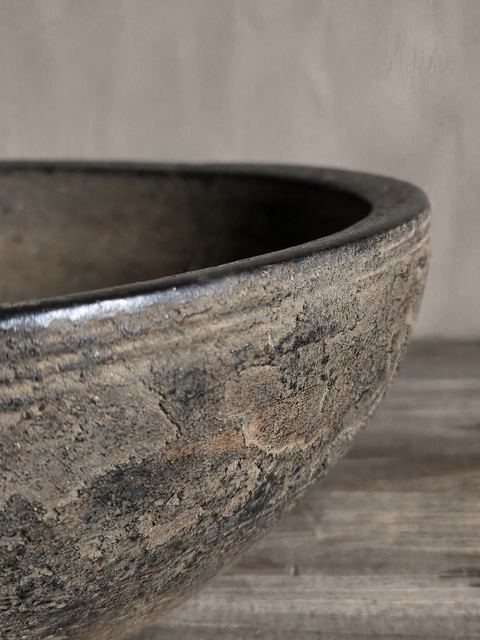Authentieke houten schaal, detail 3
