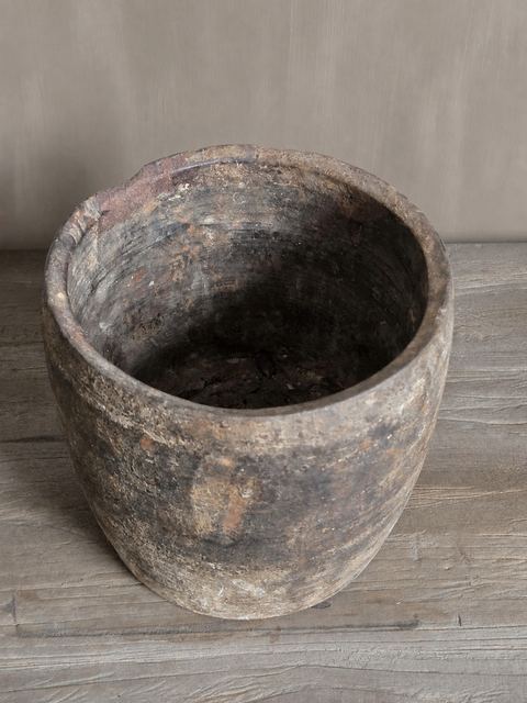 Authentieke oude pot, detail 2