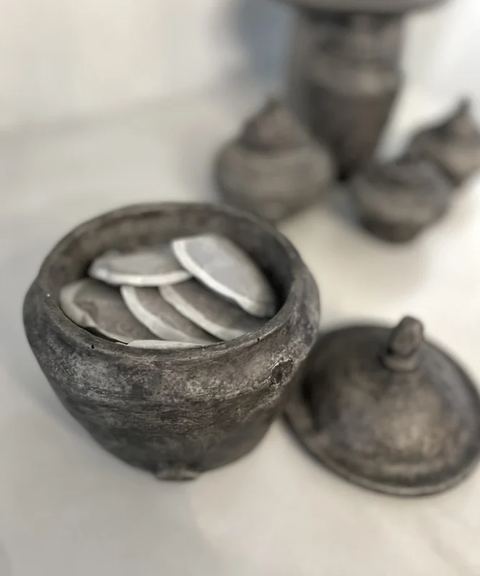 Kruikpot met deksel #1, detail 2