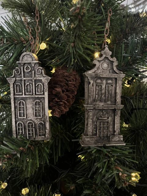 Hangornament Huisje #2, detail 2