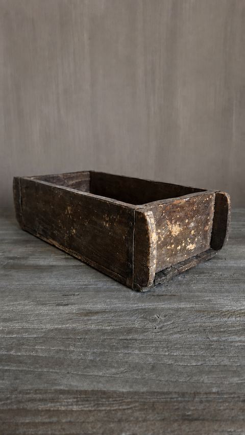 Authentieke houten baksteenmal, detail 3