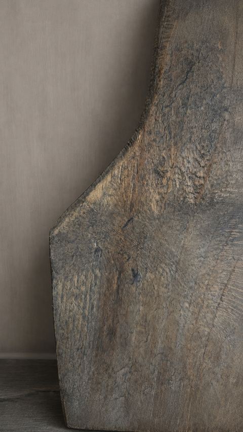 Authentieke houten schep, detail 3