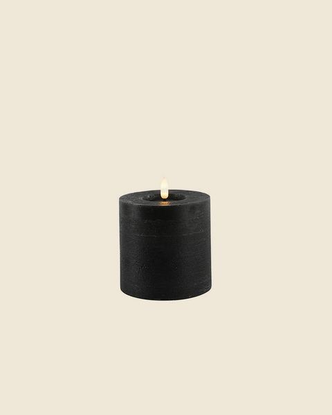 Brede LED-stompkaars Lyon zwart S, Atelierselectie, bij Mahieu&Merckx