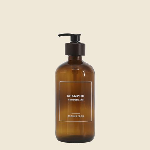 Navulbare pompfles Shampoo, 500 ml, moka, detail 2