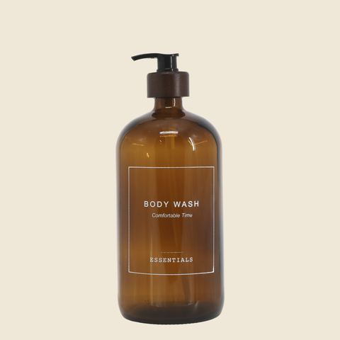 Navulbare pompfles Body Wash, 1 l, moka, detail 2
