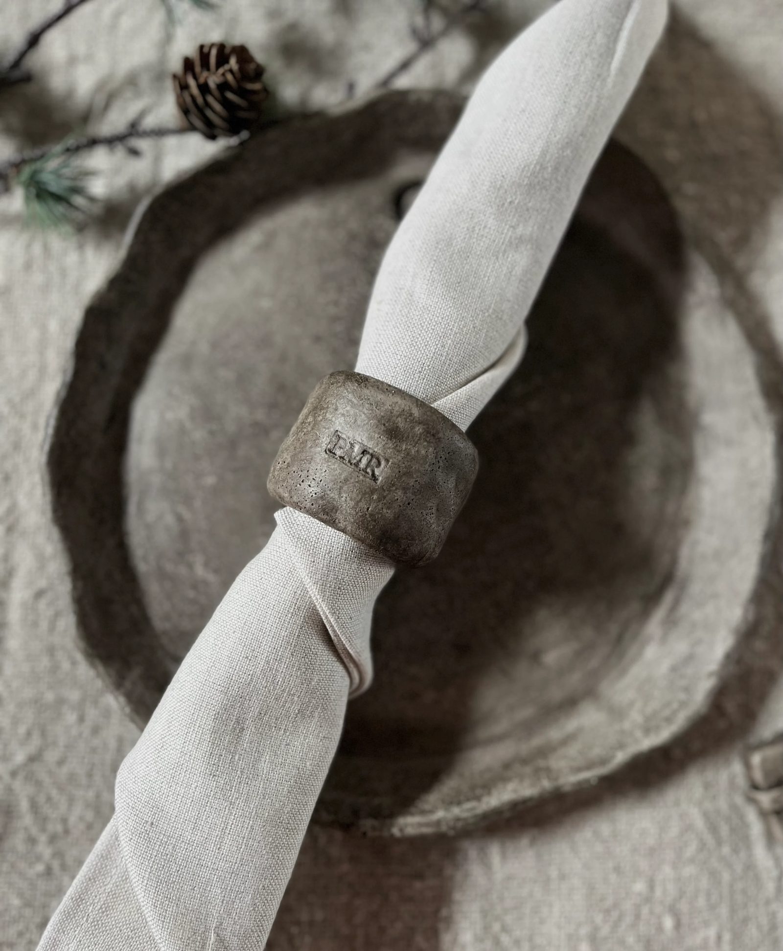 Servetring van beton, detail 2