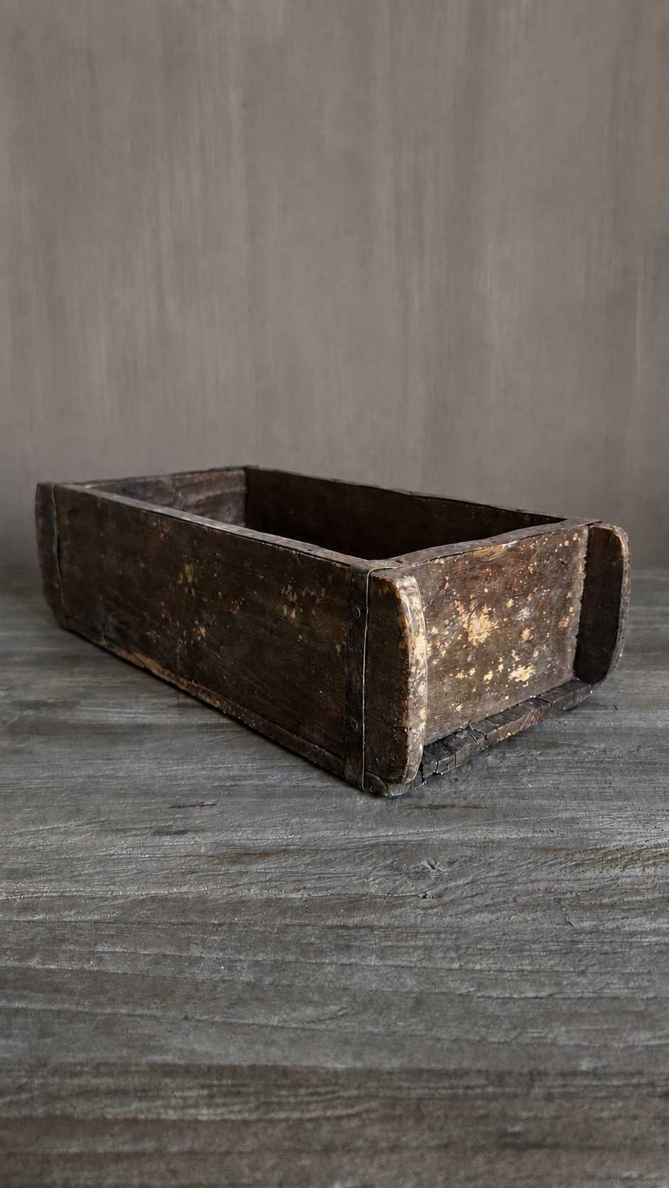 Authentieke houten baksteenmal, detail 3