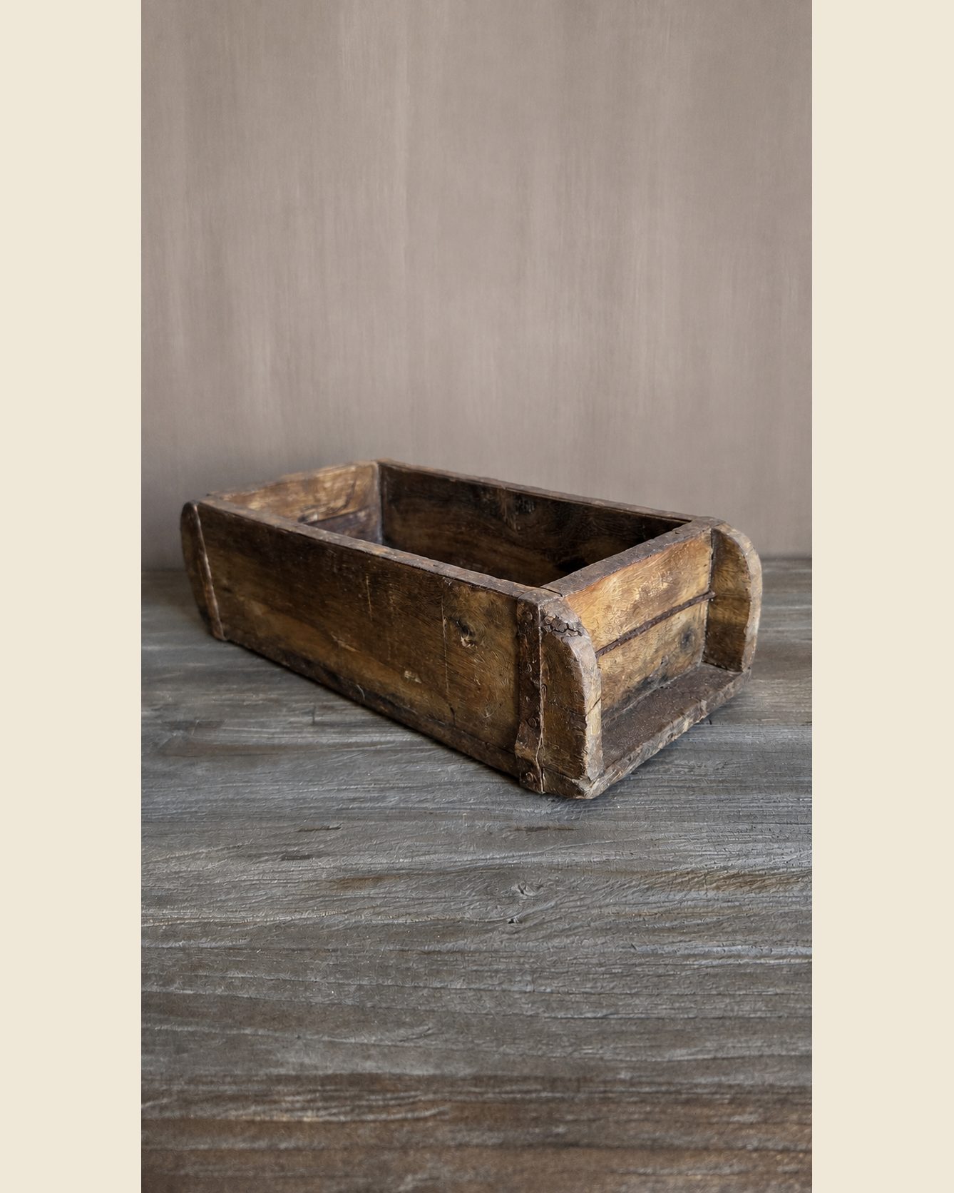 Authentieke houten baksteenmal, Atelierselectie, bij Mahieu&Merckx