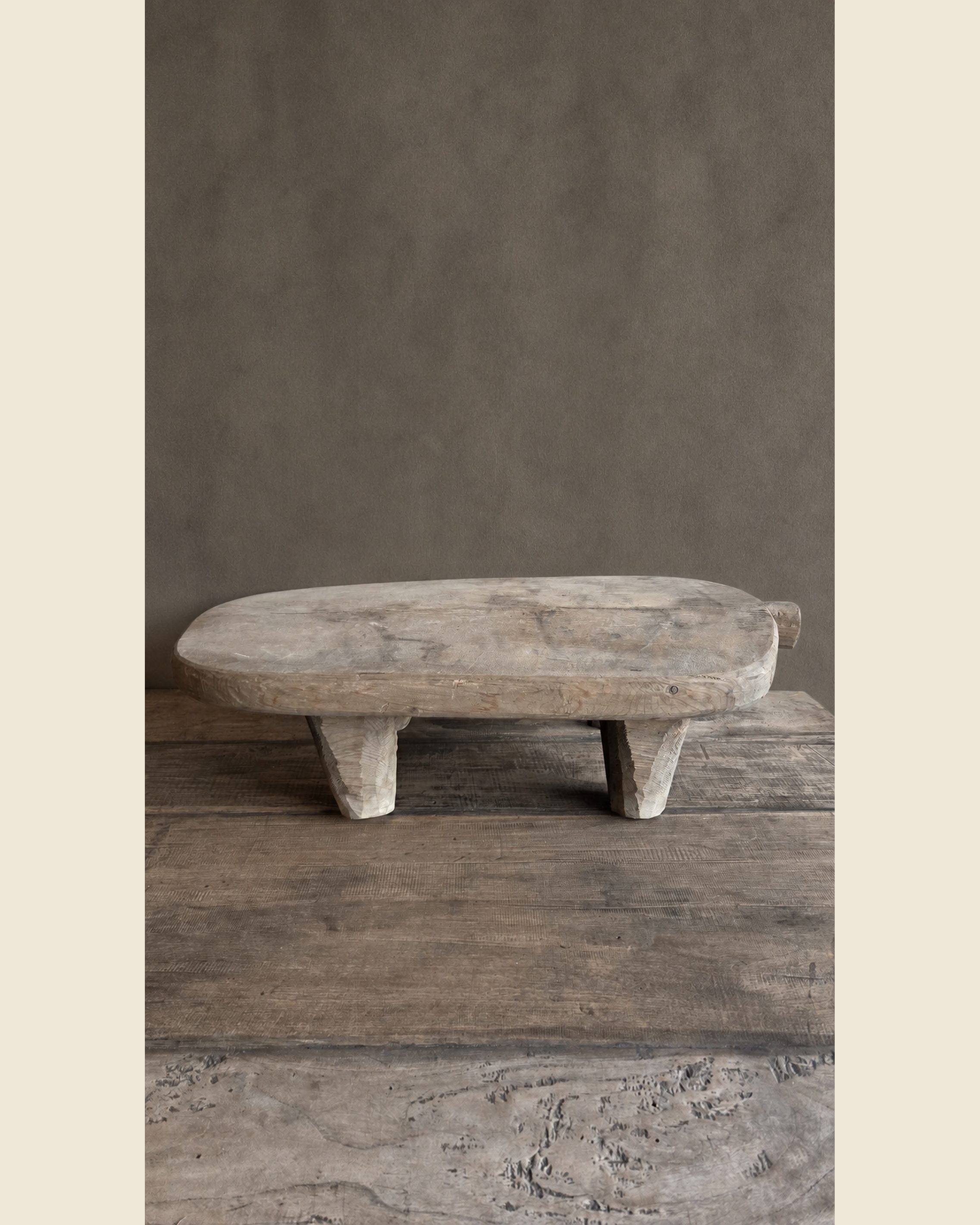 Oude houten bajot XXL, Atelierselectie, bij Mahieu&Merckx